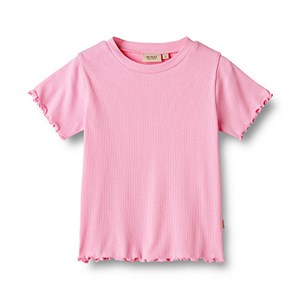 Wheat - Rib T-shirt Irene SS, Pink